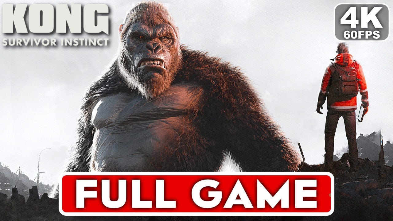 KONG SURVIVOR INSTINCT Gameplay Walkthrough FULL GAME [4K 60FPS PC ULTRA] - No Commentary