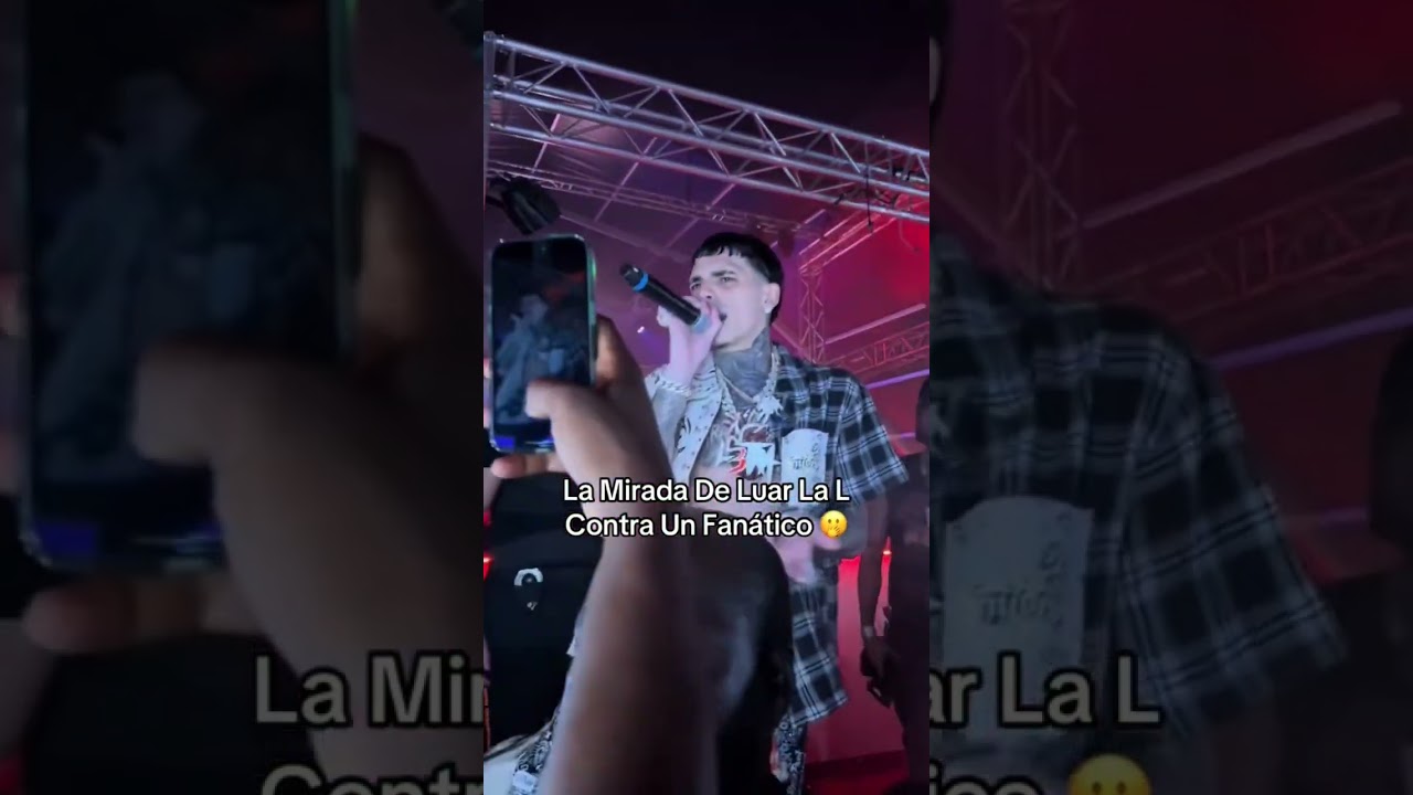 LUAR LA L SE ENFADA EN CONCIERTO 🤬 #luarlal #concierto #trap #directo #tiradera #ovi #beats