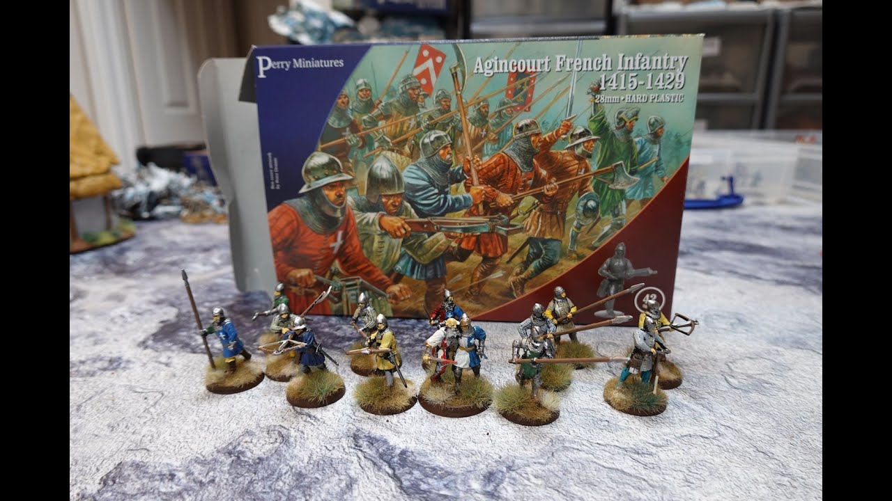 unboxing  French Agincourt infantry