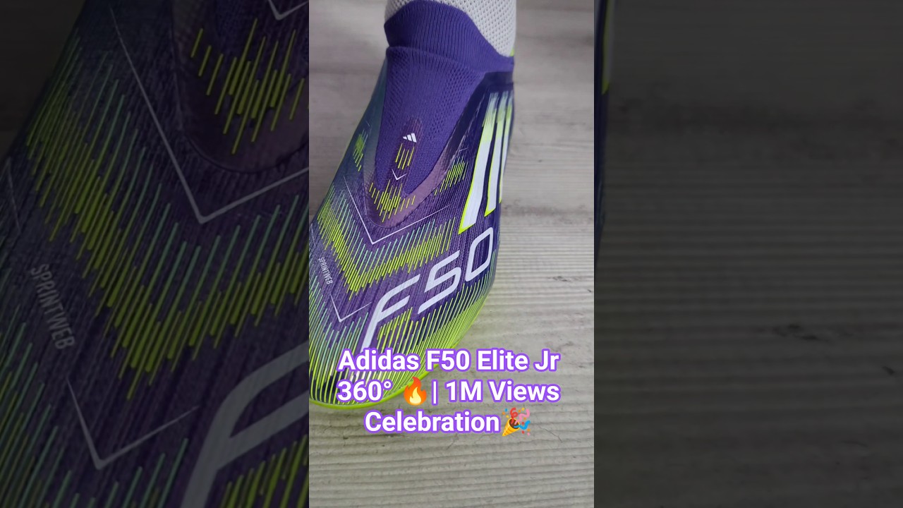 🥳 1 MILLION VIEWS celebration! Adidas F50 Elite Jr | 360 degrees