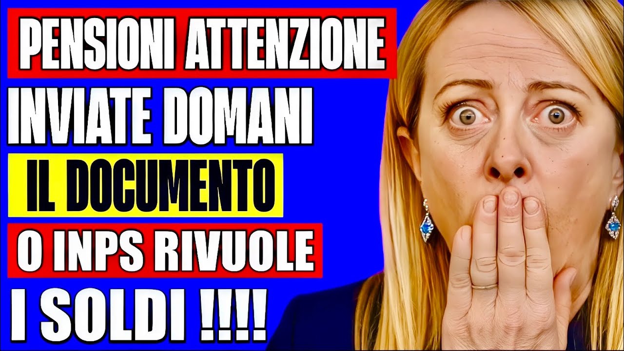 PENSIONI ATTENZIONE 👉 INPS RICHIEDE DATI O VUOLE INDIETRO I SOLDI DI FEBBRAIO! FATELO SUBITO 💸