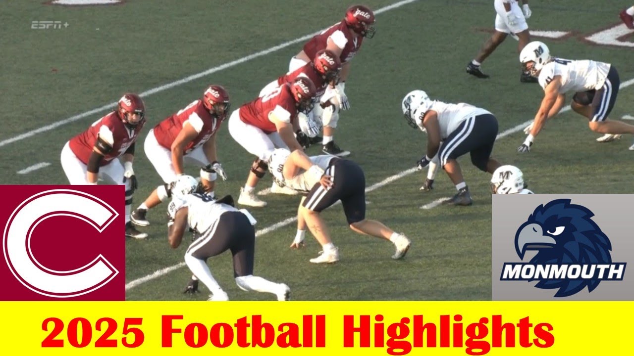 Monmouth vs Colgate Football Game Highlights 8 29 2025
