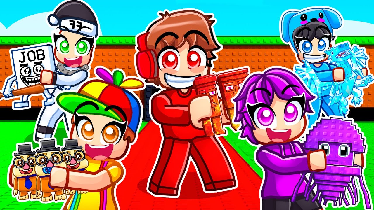 Steal A Brainrot But We're Famous YouTubers...