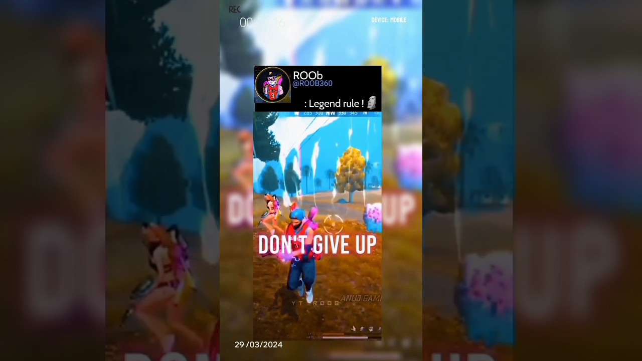 Legend Rule !🗿  / Free Fire
