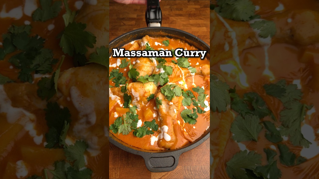 Dieses Massaman Curry schmeckt wie Urlaub &ndash; Thailand trifft Indien! #rezept #kochen #lecker
