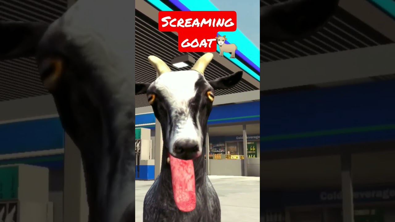 Screaming Goat 🐐😂 Goat Simulator 🔊
