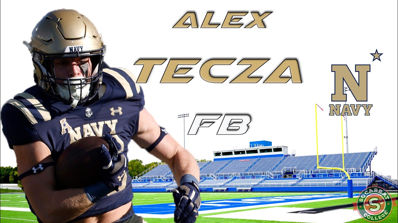 Alex Tecza. FB. Navy. NFL Draft 2026
