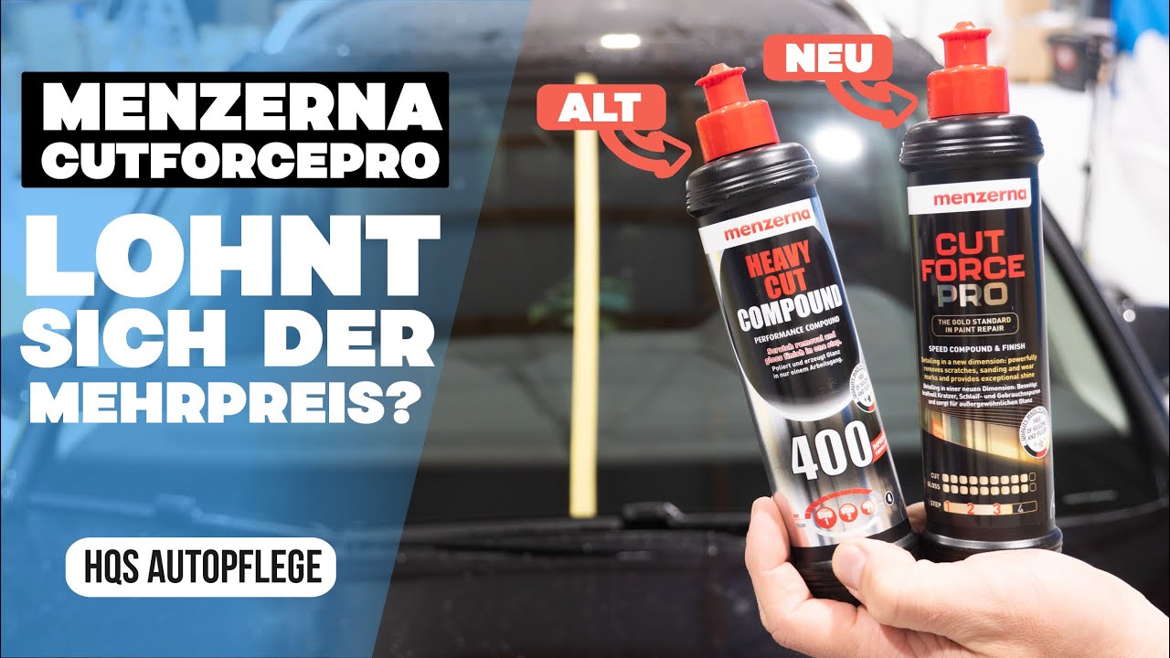Vergleich: Menzerna CutForcePro vs. Menzerna 400 - Lohnt sich der Mehrpreis?