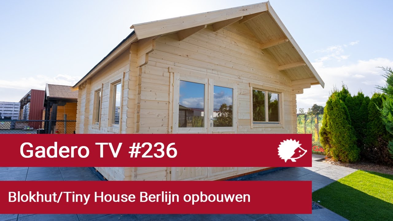 #236 Blokhut/Tiny House Berlijn opbouwen