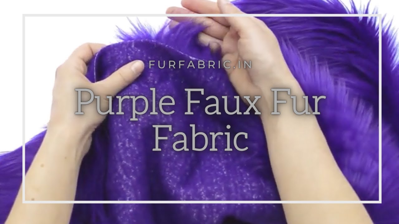 #shorts Purple Fur Fabric