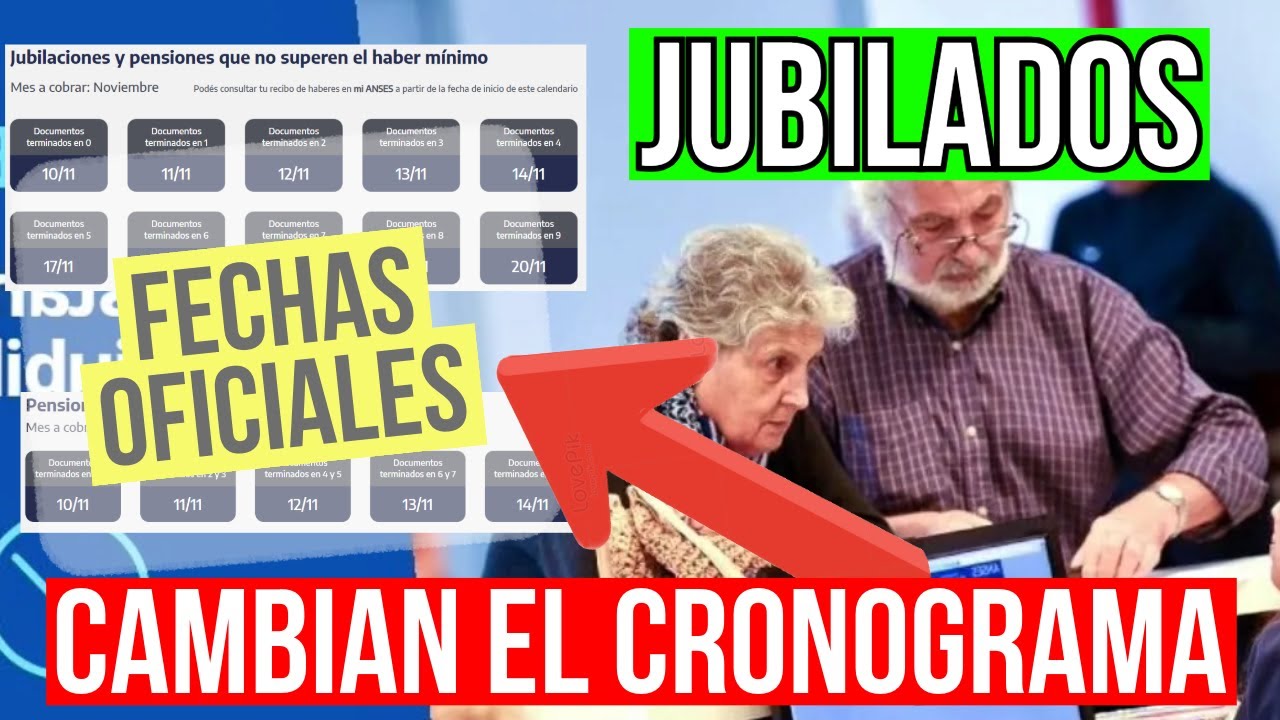 Es Oficial: Anses adelant&oacute; las fechas de cobro de noviembre a Jubilados y Peonsionados