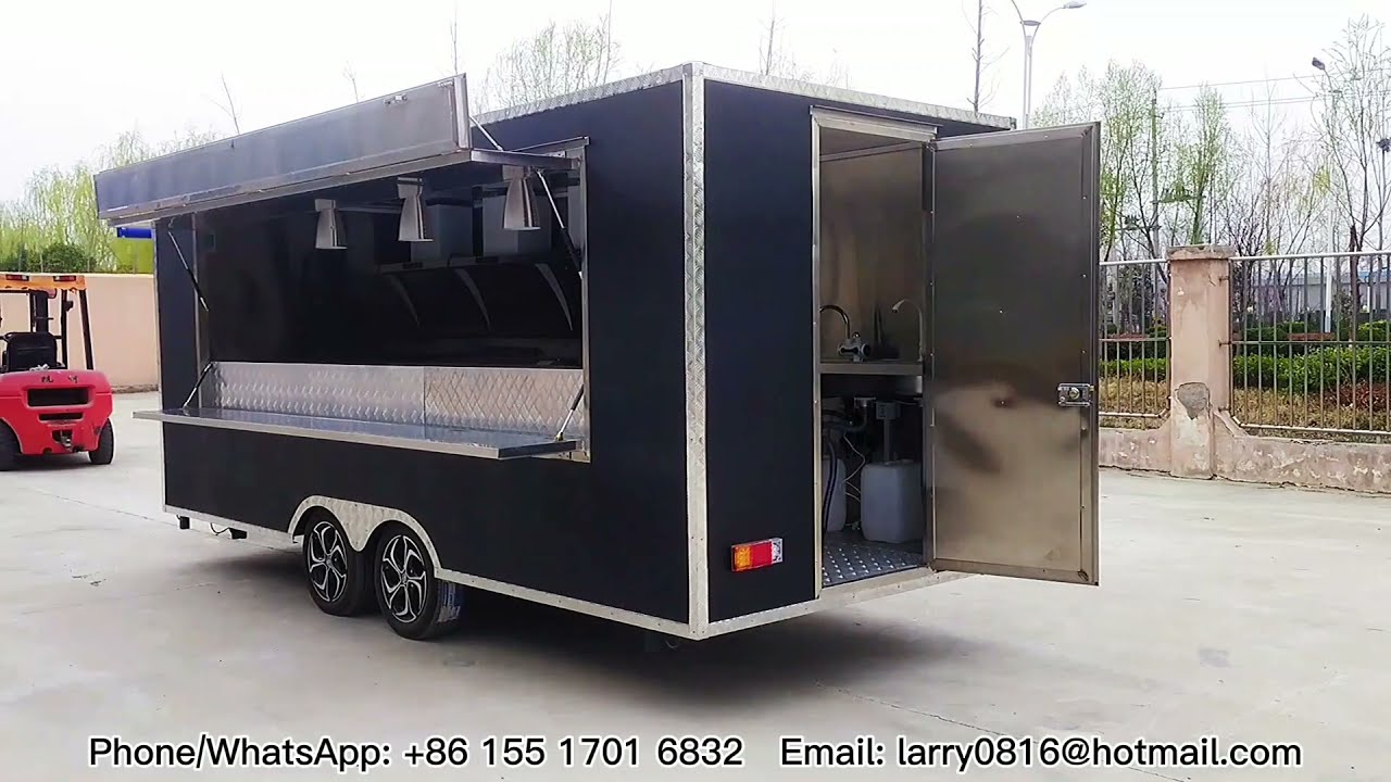 on sale food trailer from China manufacturer
