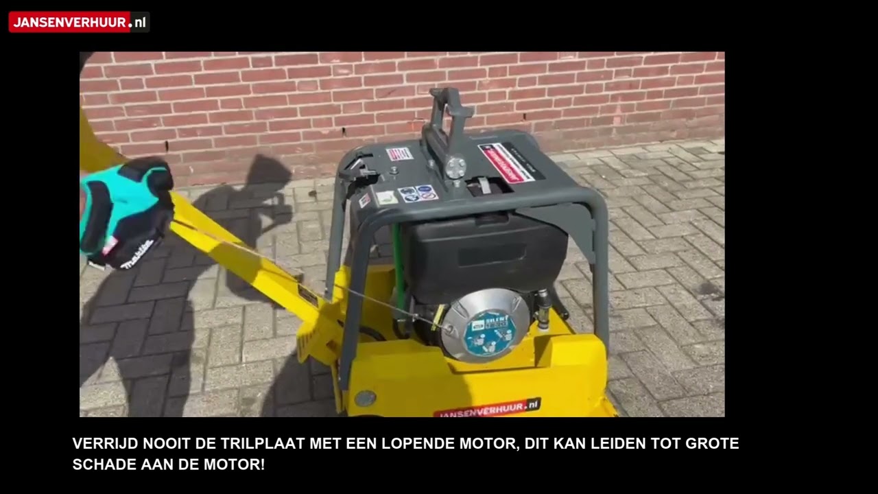 Instructievideo Wacker Neuson trilplaat 3060 DPU