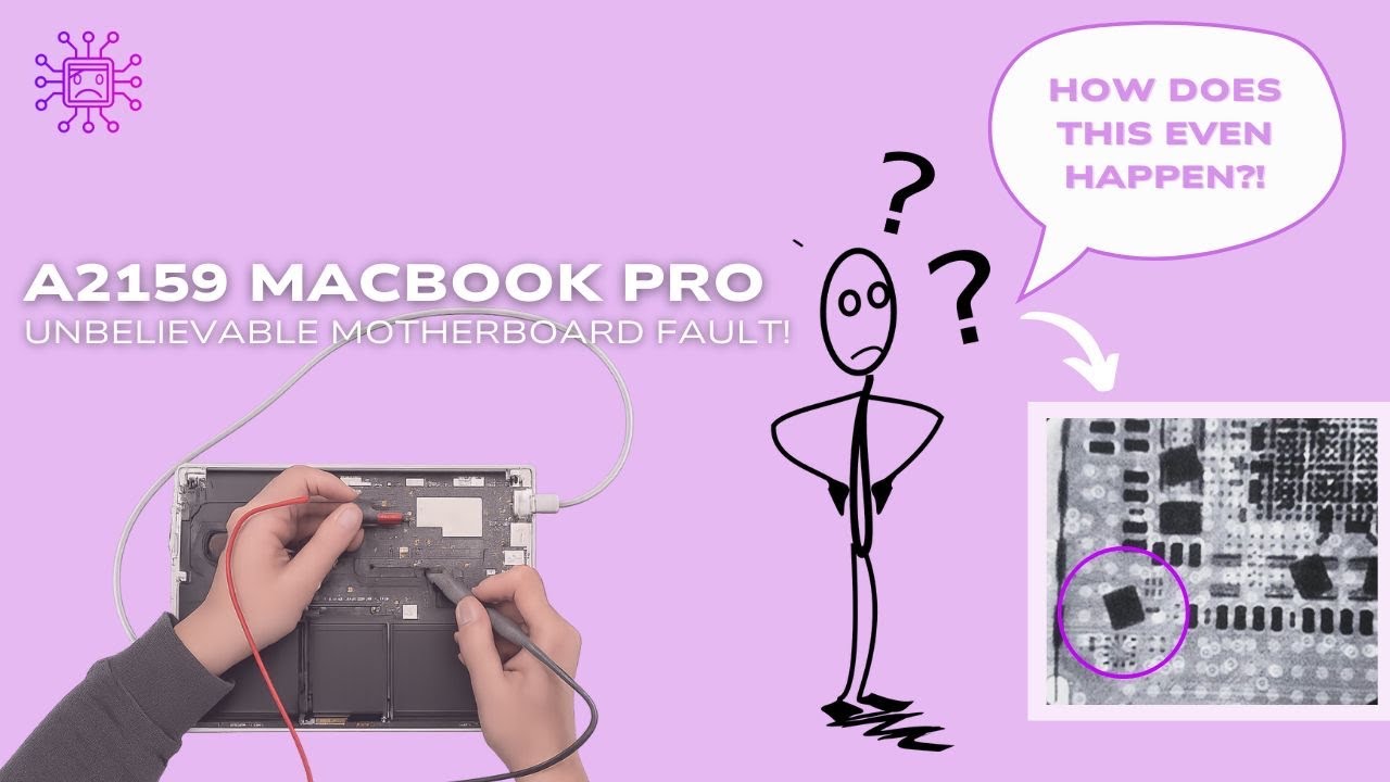 Можно ли починить MacBook Pro A2159 с необычной неисправностью материнской платы?