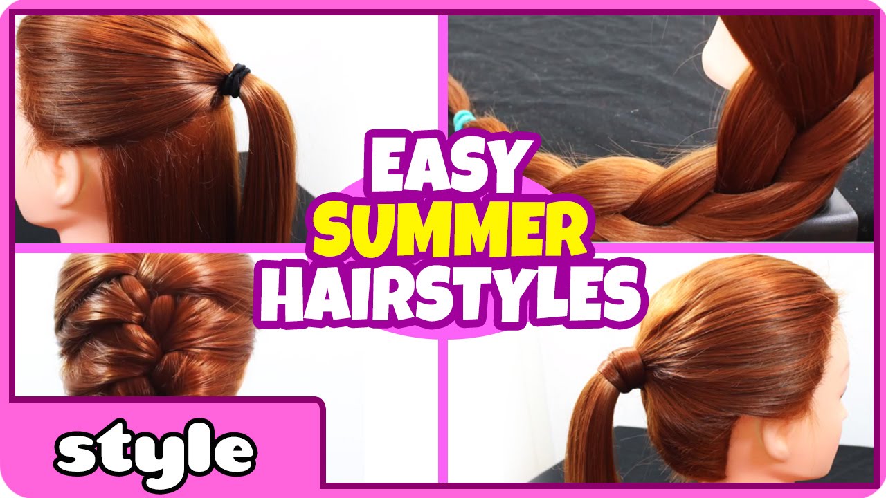 Spring/Summer Hairstyles | Cute Everyday Hairstyle | Easy DIY Heat-Proof Summer Hairstyles