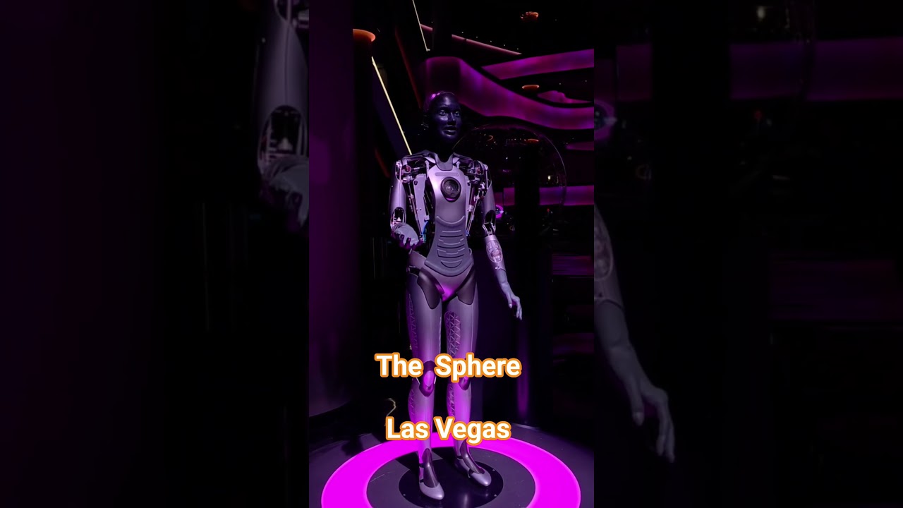 ✨The Sphere Las Vegas, os Rob&ocirc;s respondem nossas perguntas e nos observam tamb&eacute;m!!!! #4k #thesphere