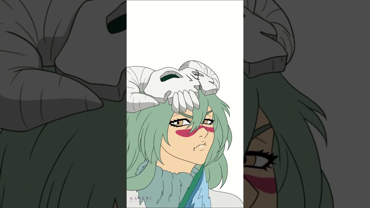 No vape&hellip; just gato 🐈&zwj;⬛ #bleach #neliel #grimmjow #fananimation