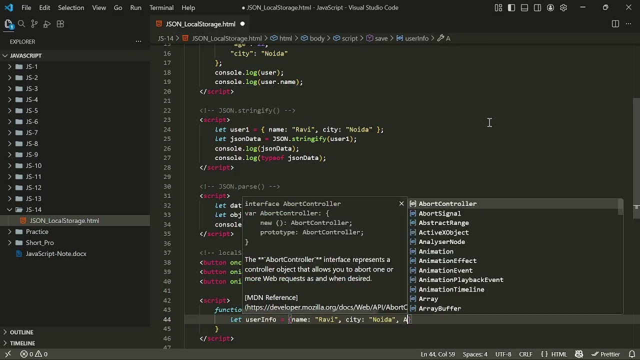 JavaScript - Class 17 by Skill Manthan