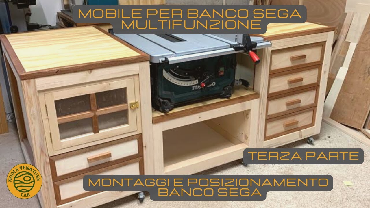 #3 COME COSTRUIRE UN MOBILE PER IL BANCO SEGA MULTIFUNZIONE  - terza parte  - fai da te-