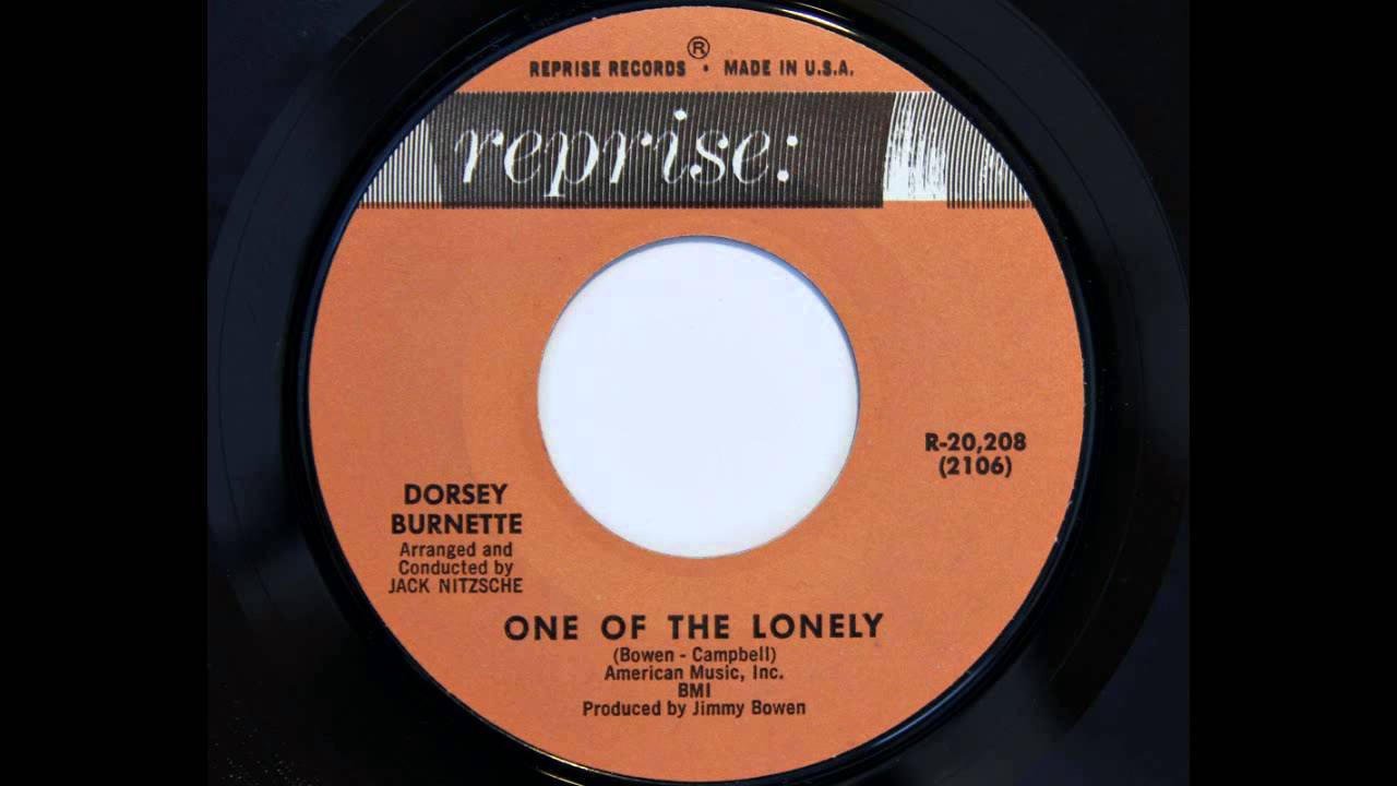 Dorsey Burnette - One Of The Lonely (Reprise 20208) [1963]