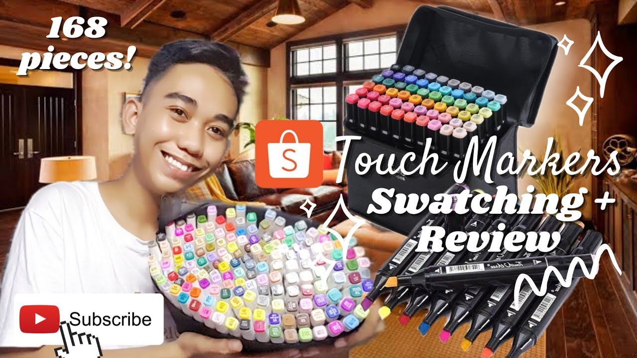 Touch Xiao Gong Ju Markers (168 pieces) Swatching + Lil Review