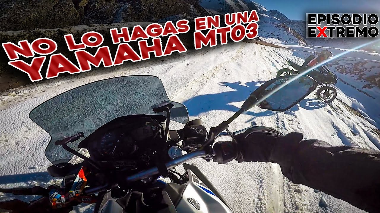 Desafío Extremo: Nieve y Yamaha MTO3 vs Bajaj Rouser 135