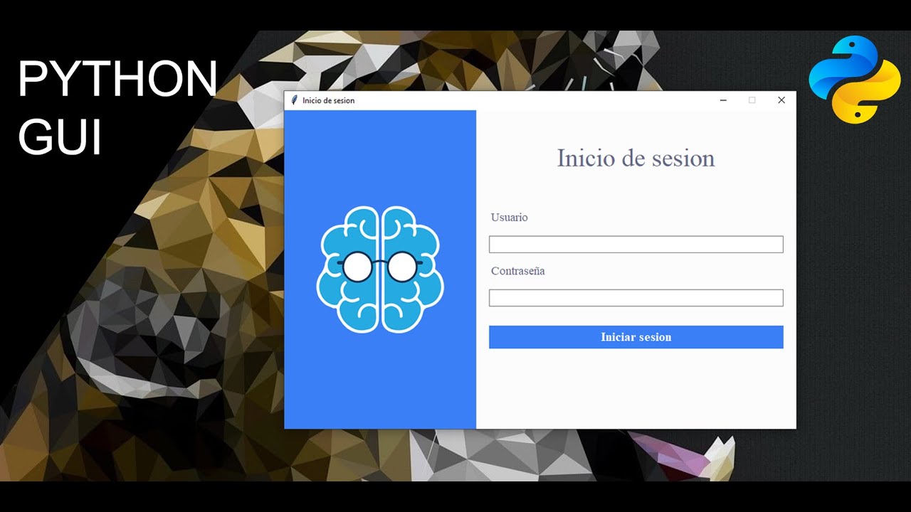Login (Inicio de sesión) de usuarios PYTHON desde cero / POO - TKINTER (PARTE 1)