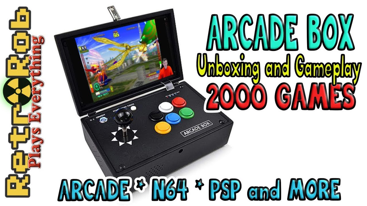 Arcade Box — портативная консоль на базе Pandora's Key 7. Распаковка и игровой процесс