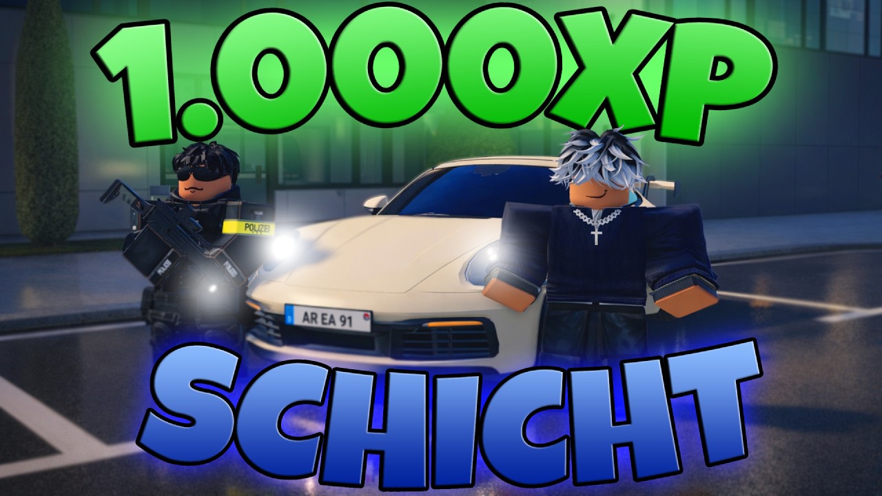 1.000 XP in EINER SCHICHT als ZIVILPOLIZEI ESKALIERT KOMPLETT in NOTRUF HAMBURG | ROBLOX Deutsch