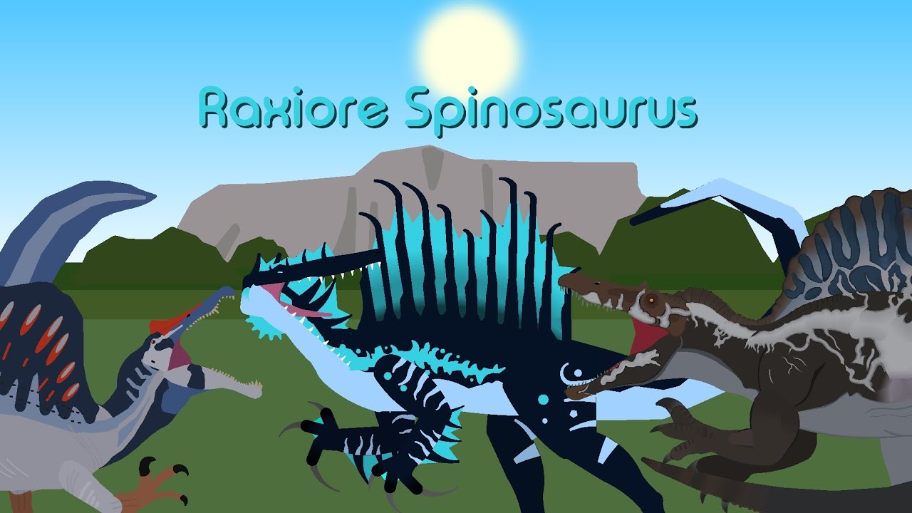 Raxiores of Raxiore Minecraft Spinosaurus Stick Nodes Showcase