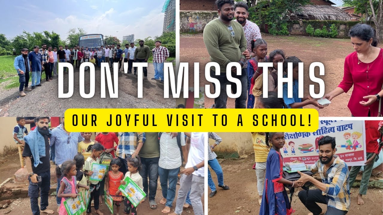 A Life-Changing Day: Donating Essentials to School Kids | Jagadamba Youths #donateforeducation