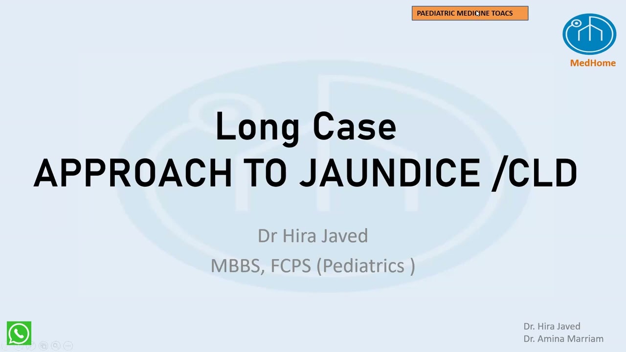 FCPS-II Paeds Med | Jaundice CLD | Long Case 