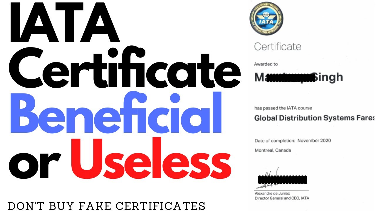 How to Get IATA Certificate | Benefits of IATA Certificate | IATA Recognition Certificate