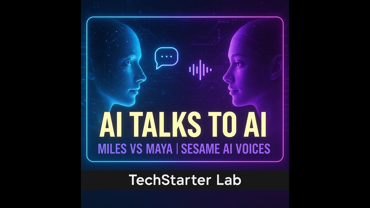 AI-to-AI Phone Call ☎️ | Miles & Maya from Sesame AI Chat Live 2