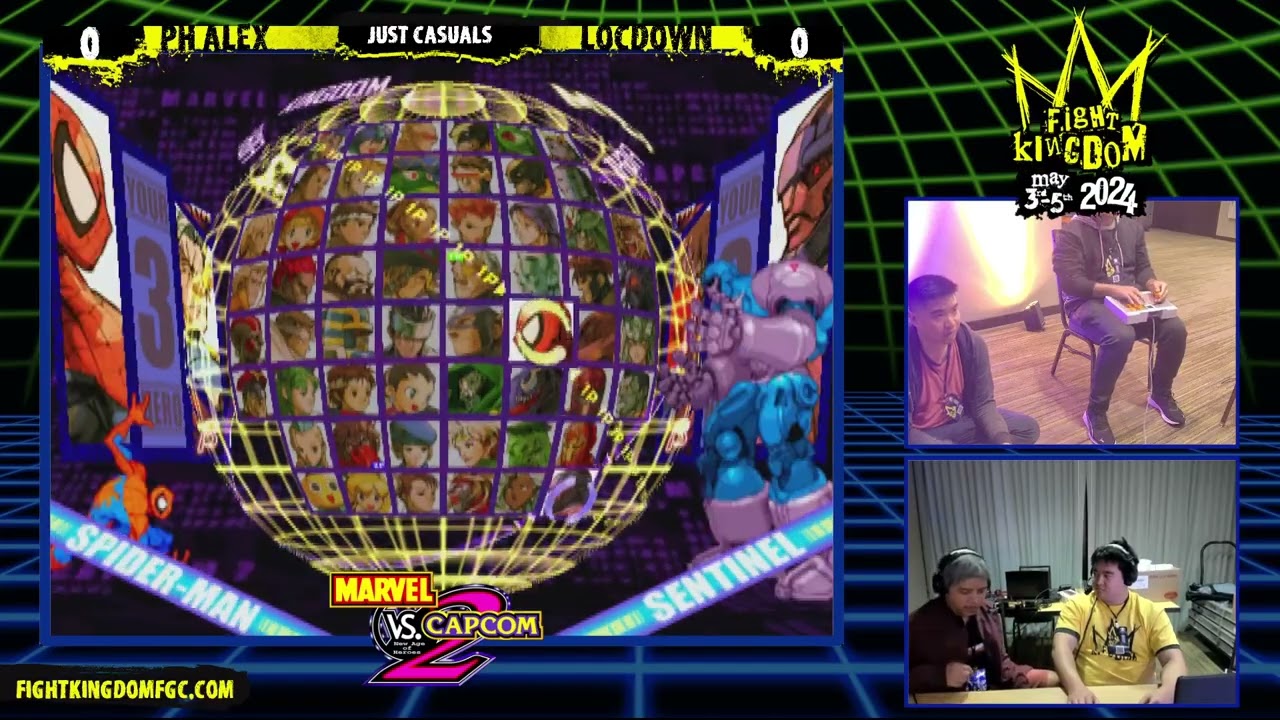 MvC2 @ Fight Kingdom 2024 Day 1: Mystery478 (Duc) vs LocDown (SSD) JUST Casuals + Interview w/ PH| A