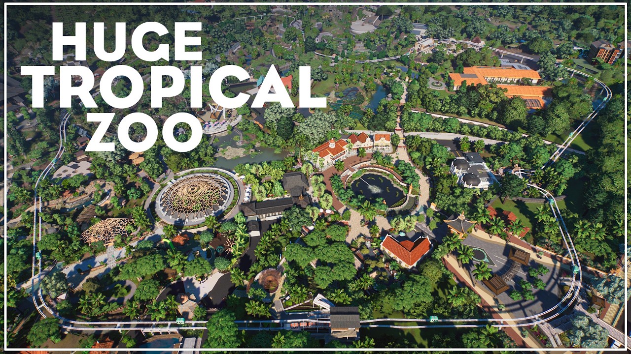 Explore the MOST AMAZING Tropical Zoo in Planet Zoo!