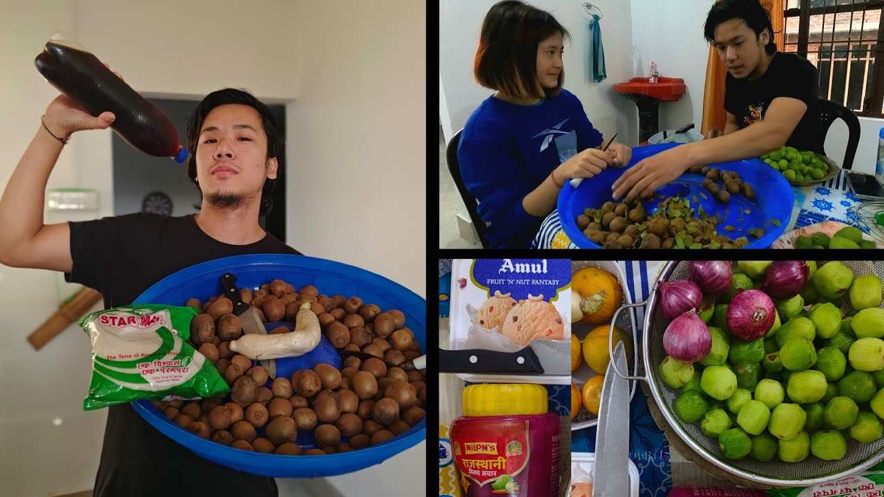 Make Local KiWi Wine in 5 mins: Arunachali Style🔥| Easiest Recipe by Lenzing Weekly ☺️👌