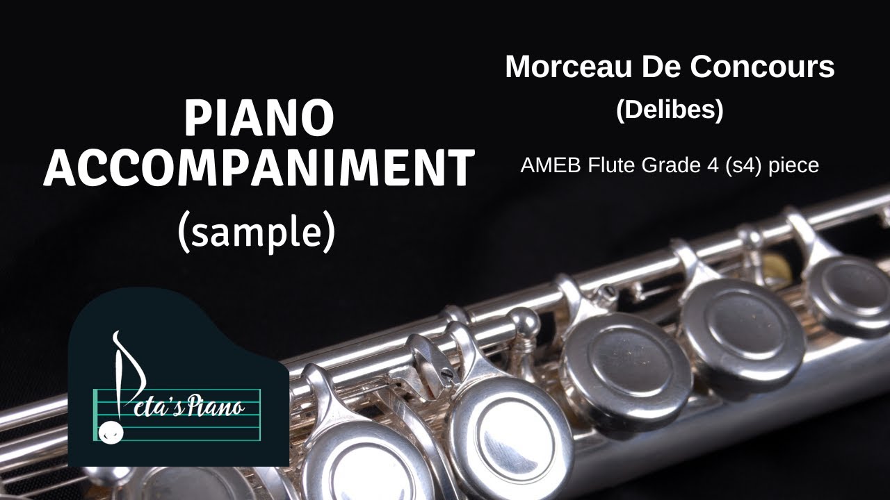 Morceau De Concours (Delibes) - Piano Accompaniment (sample)