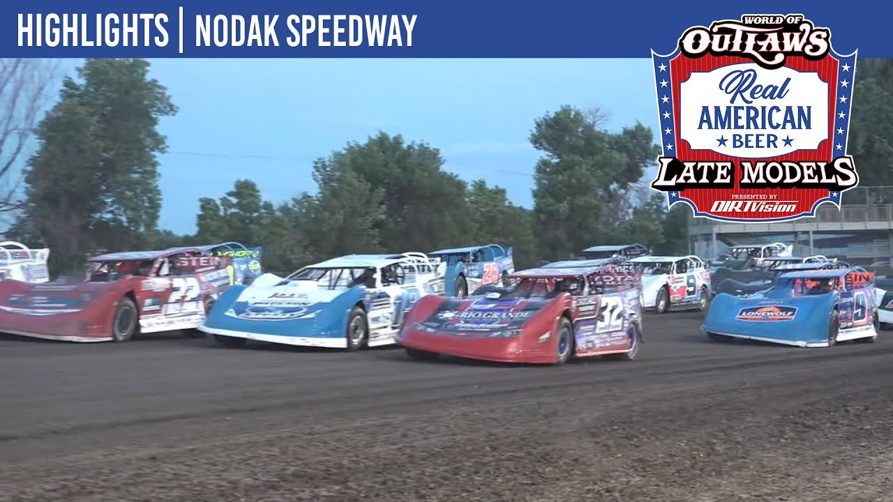 World of Outlaws Real American Beer Late Model Series | Nodak Speedway | June 29, 2025 | HIGHLIGHTS
