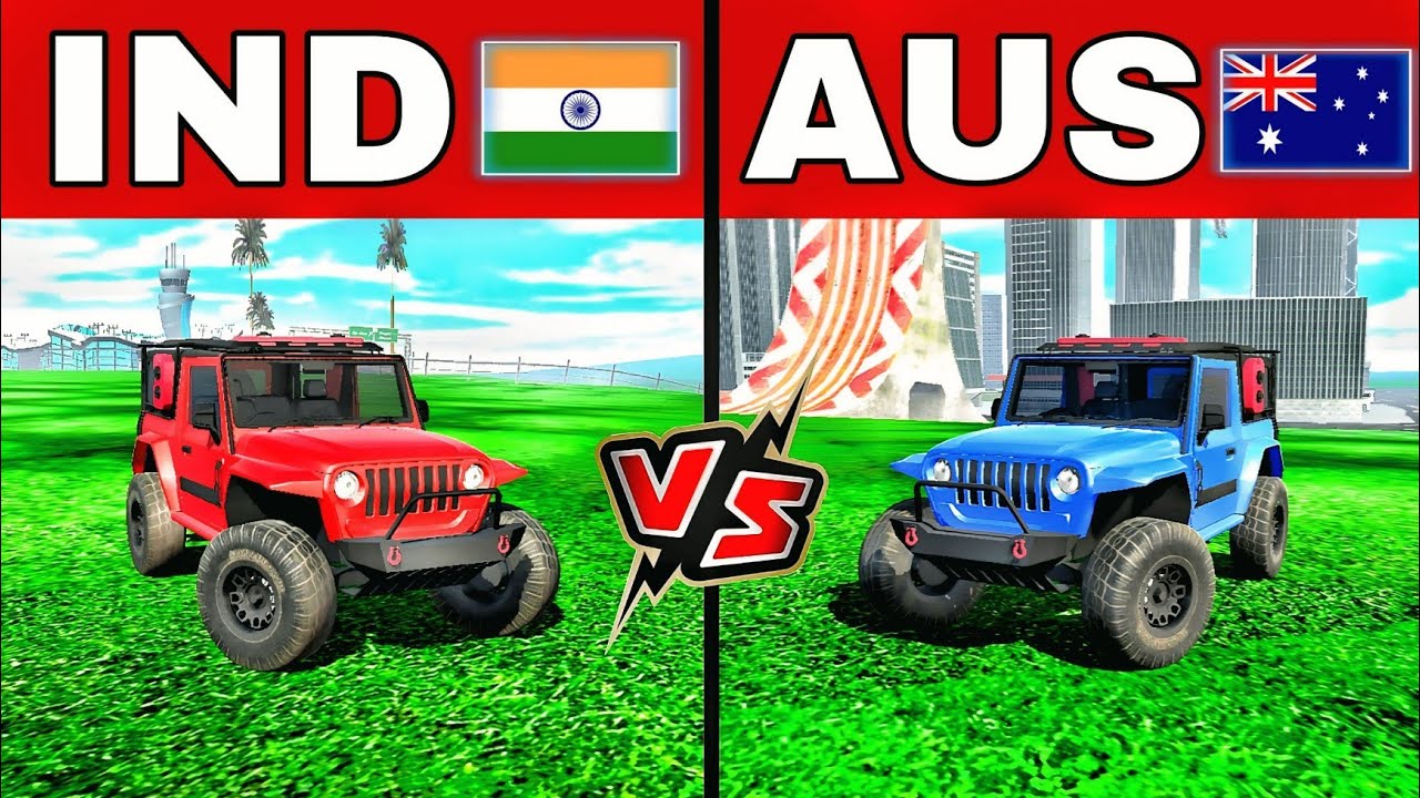 😱 | 🇮🇳 INDIA VS AUSTRALIA 🇭🇲 | MODIFIED THAR COMPITITION | PowerX 
