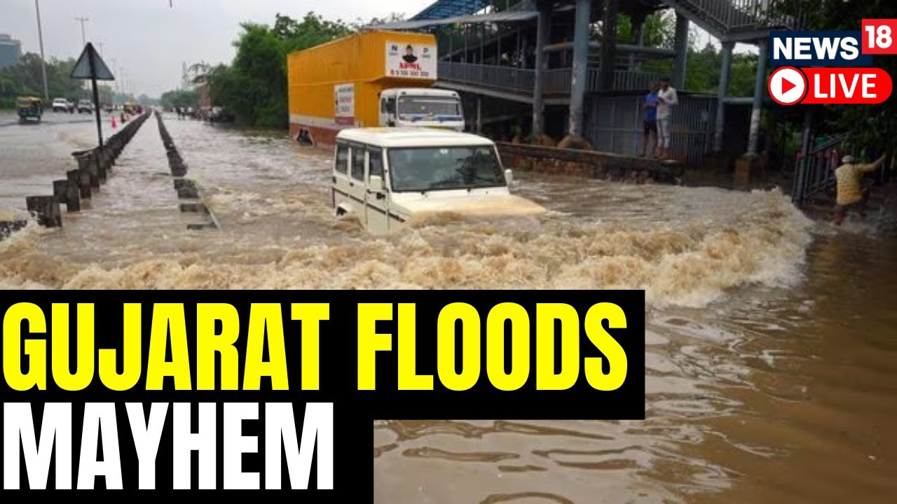 Gujarat Flood LIVE: Floods Engulf Junagadh & Other Parts Of The State | Gujarat Rain News LIVE