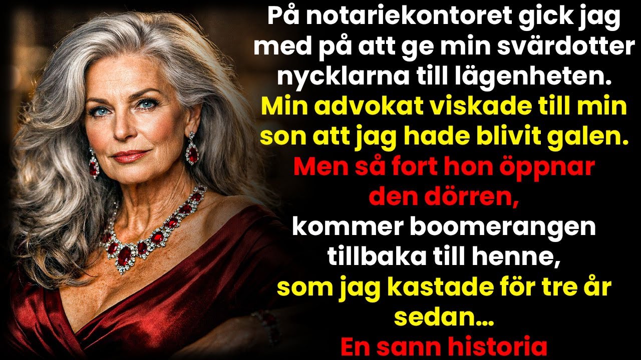 Jag Gav Min Svärdotter Nycklarna Till Lägenheten – När Hon Öppnar Dörren Slår Ödet Till