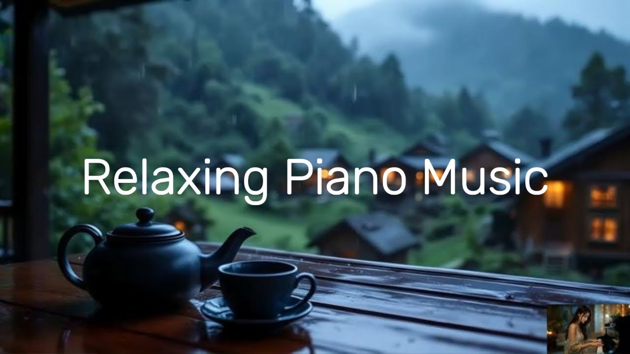 Relaxing Piano Music & Rain Sounds for Deep Sleep, Stress Relief and Anxiety, Meditation, Calming