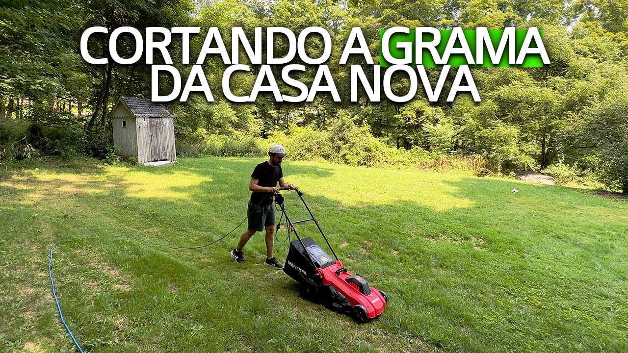 Cortando a Grama da Casa, Novo bairro do Batrick e Trabalho de fotos em Manhattan | Vlogão 🇺🇸