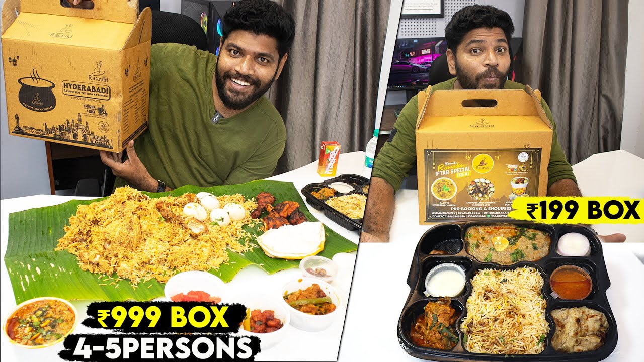 What's Inside ₹999 Jumbo Iftar Box - Ramadan Special from Rasavid | Tamil foodie