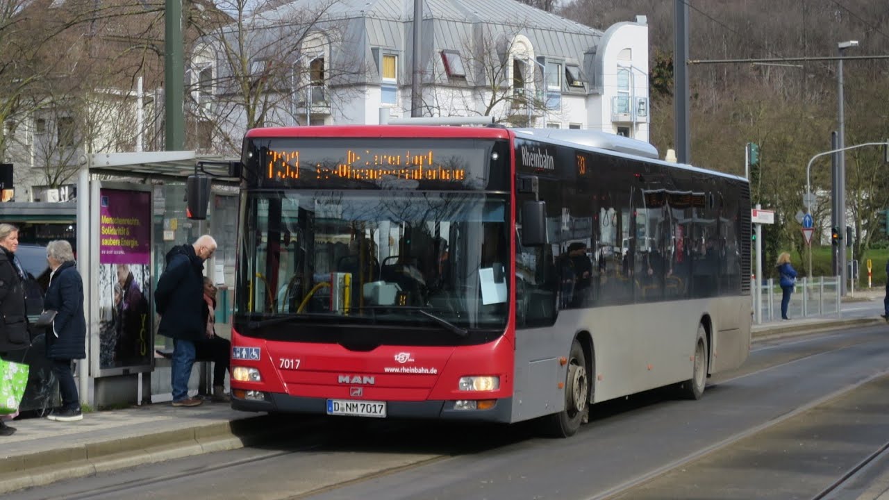 [Sound] Bus MAN NL 283 | #7017 | Rheinbahn AG Düsseldorf