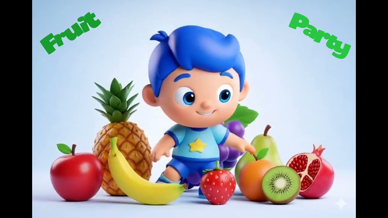 Little Baby Peter | A Fun For Kids Learn Fruits Easily | Toddlers | Happy Fruit Party Day | #rhymes