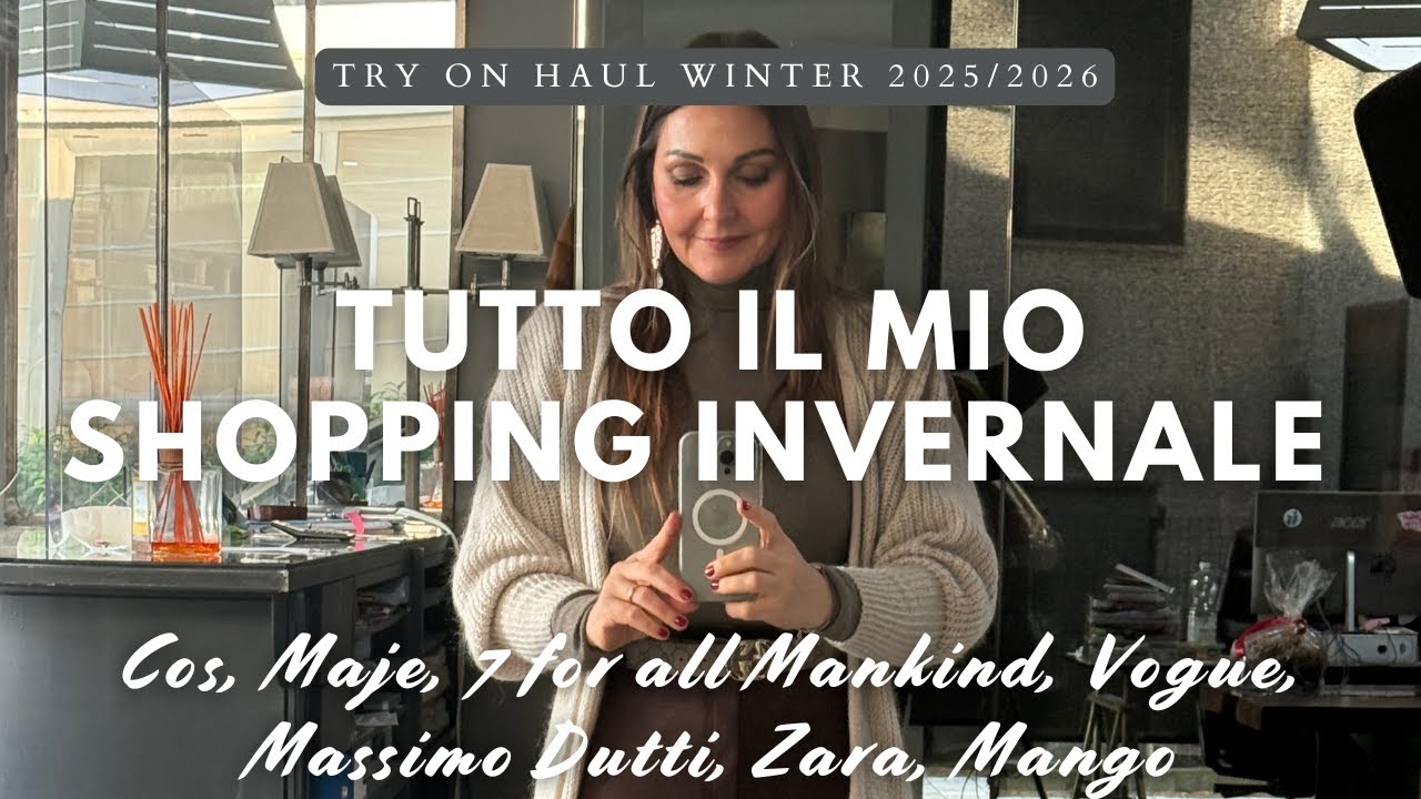 SHOPPING PER L'INVERNO | Try on Haul Cos, Maje, Massimo Dutti, 7 for all Mankind, Vogue, Zara, Mango
