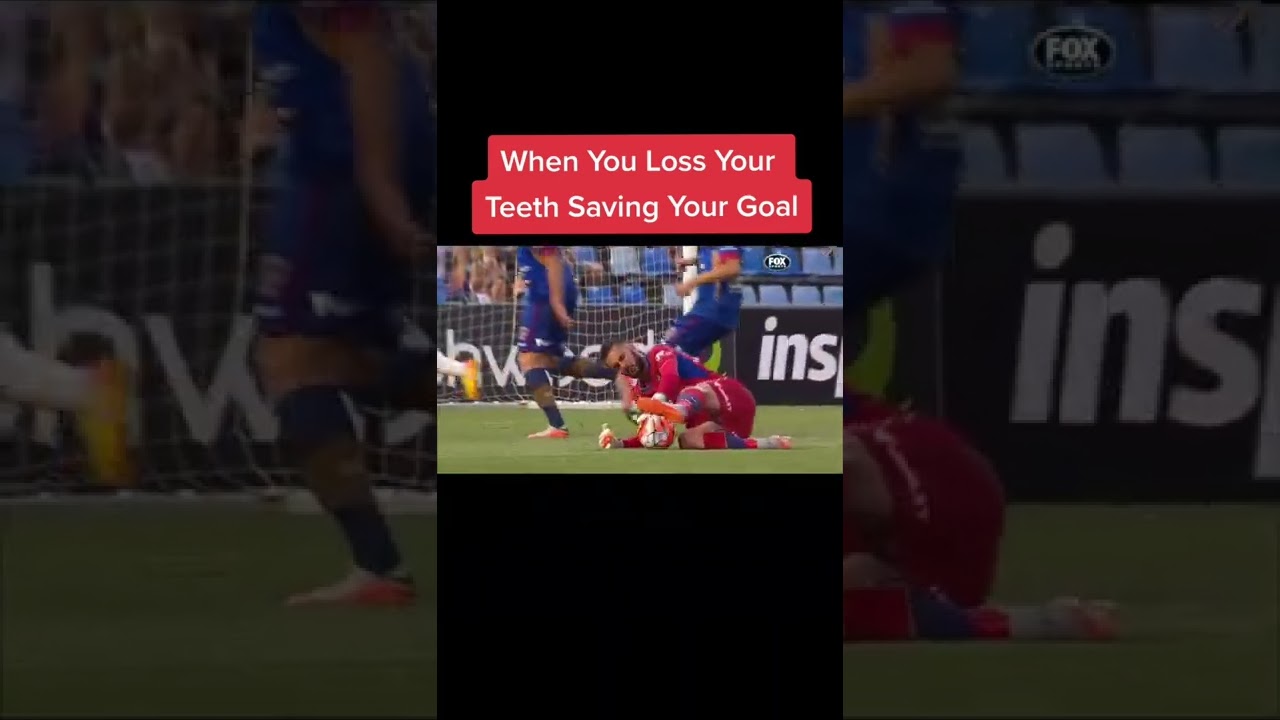 When You Loss Your Teeth Saving Your Goal 😥 