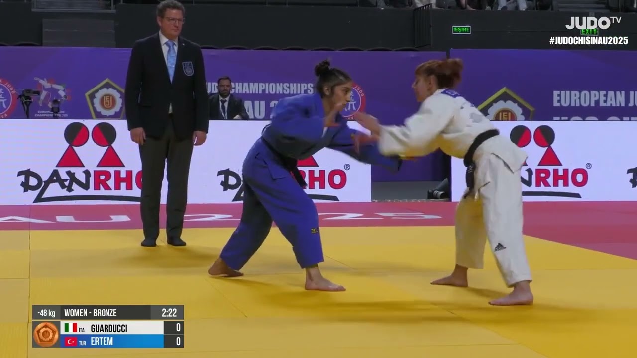 Elena GUARDUCCI VS Zilan ERTEM European Judo Championships U23 | Bronze medal contest -48 kg